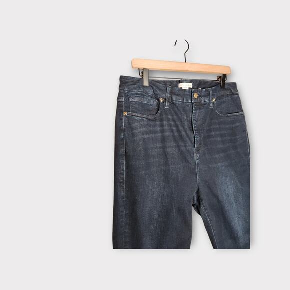 Good American Womens Good Legs Skinny Jeans 28 Dark Wash Stretch Denim - Picture 4 of 8